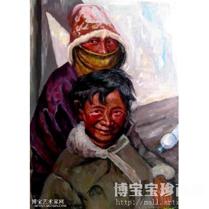 王荣松 西藏写生作品 类别: 人物油画