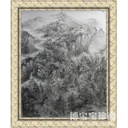 王伟 云拂溪山皆是春 类别: 国画山水作品